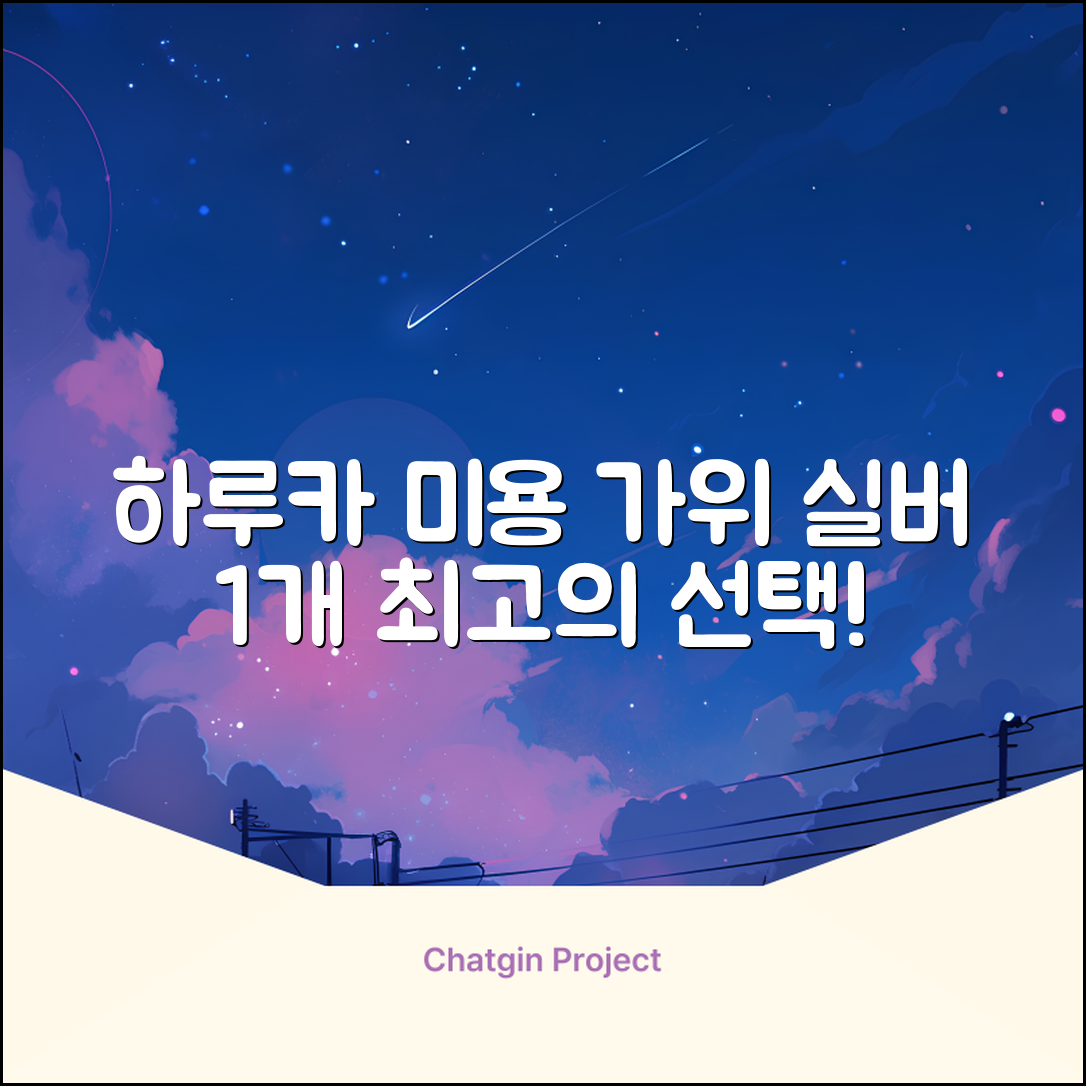 하루카 미용가위 세트, 실버, 1개 추천 리뷰