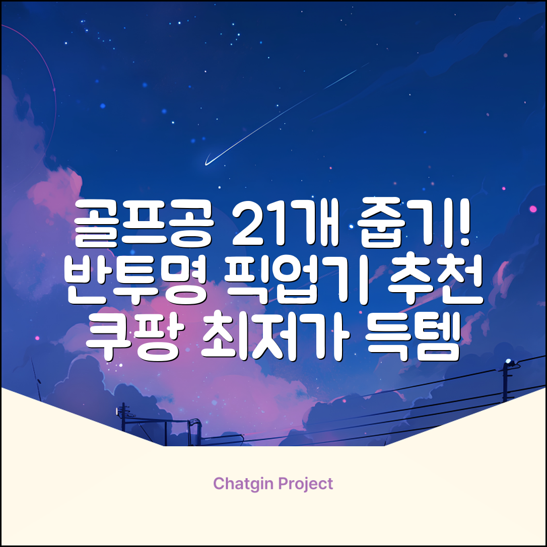 골프공 픽업기 줍기 회수기 수집기 수거기 공21개, 반투명, 1개 추천 리뷰