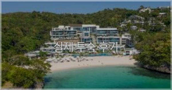 💬 실제 투숙 후기