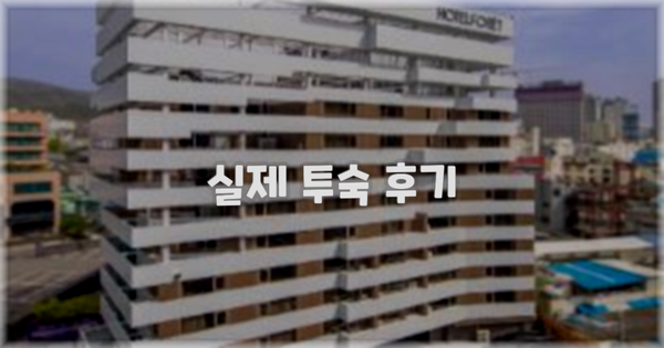 💬 실제 투숙 후기