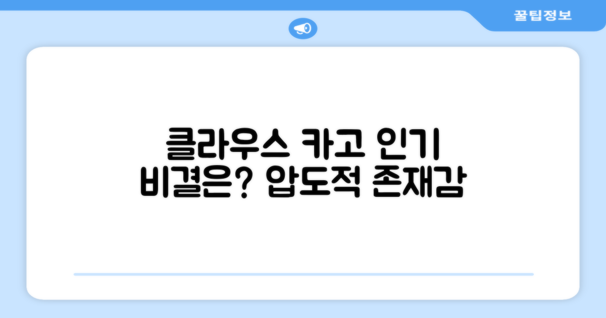 클라우스 카고, 왜 인기 있을까?