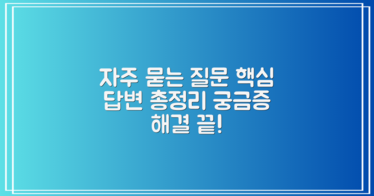 자주 묻는 질문