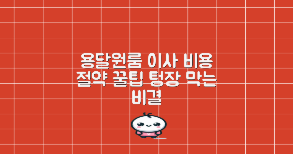 용달/원룸 이사 비용 절약